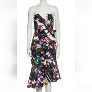 NWT Parker Floral Print Knee-Length Dress Size 2